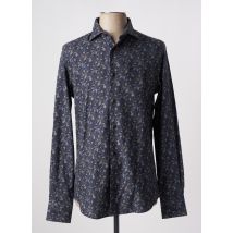 MAISON WOOLIES - Chemise manches longues bleu en coton - Homme - Taille S - Modz