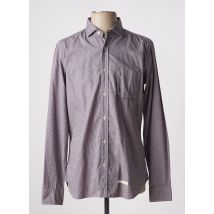 TINTORIA MATTEI 954 - Chemise manches longues bleu en coton - Homme - Taille M - Modz