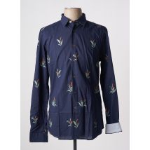 PAUL SMITH - Chemise manches longues bleu en coton - Homme - Taille S - Modz