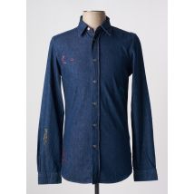PAUL SMITH - Chemise manches longues bleu en coton - Homme - Taille XS - Modz