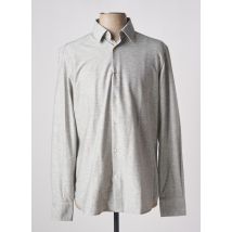 LAB - Chemise manches longues gris en coton - Homme - Taille M - Modz