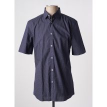 LAB - Chemise manches courtes bleu en coton - Homme - Taille M - Modz