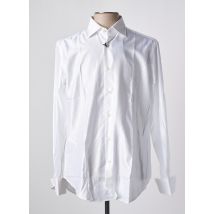 CARLO PIGNATELLI - Chemise manches longues blanc en coton - Homme - Taille L - Modz