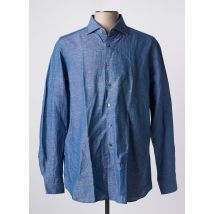 BAGUTTA - Chemise manches longues bleu en lin - Homme - Taille XL - Modz