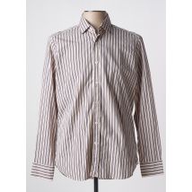 BAGUTTA - Chemise manches longues beige en coton - Homme - Taille XL - Modz