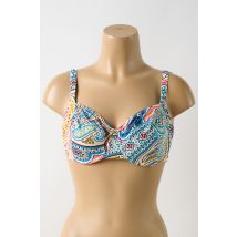 EMPREINTE - Haut de maillot de bain bleu en polyamide - Femme - Taille 105F - Modz
