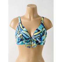 ANTIGEL - Haut de maillot de bain bleu en polyester - Femme - Taille 85E - Modz