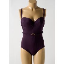 EMPREINTE - Maillot de bain 1 pièce violet en polyamide - Femme - Taille 100E - Modz
