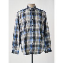 SAINT HILAIRE - Chemise manches longues bleu en coton - Homme - Taille XXL - Modz