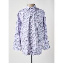 CASAMODA - Chemise manches longues bleu en coton - Homme - Taille 3XL - Modz