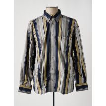 JUMFIL - Chemise manches longues gris en coton - Homme - Taille 5XL - Modz