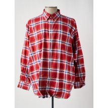 BEN GREEN - Chemise manches longues rouge en coton - Homme - Taille 3XL - Modz