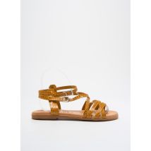OH ! MY SANDALS - Sandales/Nu pieds jaune en cuir - Femme - Taille 37 - Modz