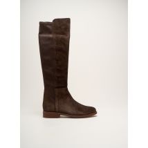 ELISA LANCI - Bottes marron en cuir - Femme - Taille 37 - Modz