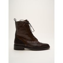 EMANUELE CRASTO - Bottines/Boots marron en cuir - Femme - Taille 36 - Modz