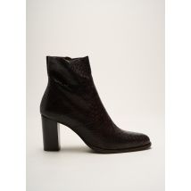 MYMA - Bottines/Boots marron en cuir - Femme - Taille 38 - Modz