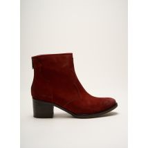 MINKA DESIGN - Bottines/Boots rouge en cuir - Femme - Taille 36 - Modz