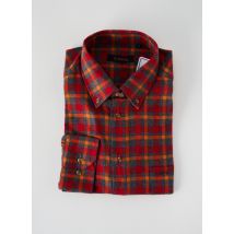 JUMFIL - Chemise manches longues rouge en coton - Homme - Taille 3XL - Modz