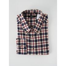 JUMFIL - Chemise manches longues bleu en coton - Homme - Taille 4XL - Modz