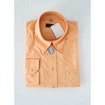 JUMFIL - Chemise manches longues orange en lin - Homme - Taille XL - Modz