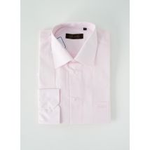 PRO'STYLE - Chemise manches longues rose en coton - Homme - Taille 4XL - Modz