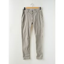 LEE COOPER - Pantalon chino gris en coton - Homme - Taille TU - Modz
