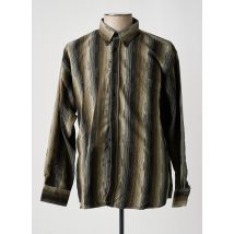 CAP - Chemise manches longues vert en polyester - Homme - Taille 4XL - Modz