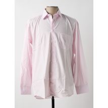 JUMFIL - Chemise manches longues rose en coton - Homme - Taille L - Modz
