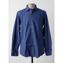 BANDE ORIGINALE - Chemise manches longues bleu en coton - Homme - Taille XXL - Modz