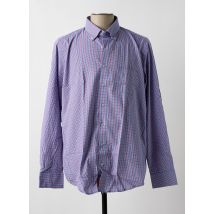 REDMOND - Chemise manches longues bleu en coton - Homme - Taille XL - Modz