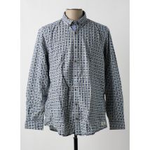 VENTI - Chemise manches longues vert en coton - Homme - Taille 3XL - Modz