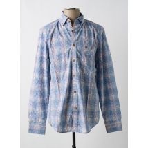 FELLOWS UNITED - Chemise manches longues bleu en coton - Homme - Taille M - Modz