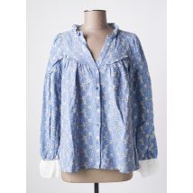 ORFEO - Chemisier bleu en polyester - Femme - Taille 38 - Modz