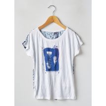 3 POMMES - T-shirt bleu en viscose - Fille - Taille TU - Modz