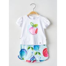 MAYORAL - Ensemble short blanc en coton - Fille - Taille TU - Modz