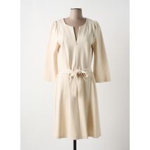 SUMMUM - Robe mi-longue beige en viscose - Femme - Taille 36 - Modz