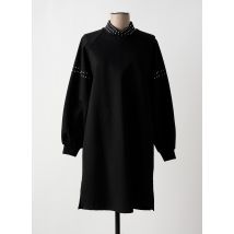 LOLA CASADEMUNT - Robe mi-longue noir en coton - Femme - Taille 38 - Modz