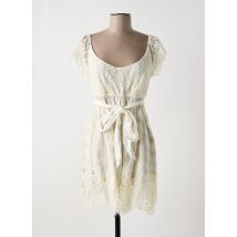 MARJOLAINE - Robe courte beige en nylon - Femme - Taille 40 - Modz