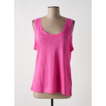 JARDIN PRIVÉ - Top rose en lin - Femme - Taille 38 - Modz