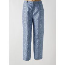 INTERDEE - Pantalon droit bleu en polyester - Femme - Taille 40 - Modz