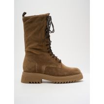 REQINS - Bottines/Boots beige en cuir - Femme - Taille 40 - Modz