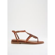 EMILIE KARSTON - Tongs marron en cuir - Femme - Taille 37 - Modz
