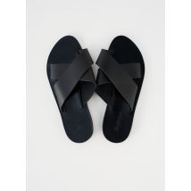 SANDALIA CYCLADES - Mules/Sabots noir en cuir - Femme - Taille 37 - Modz