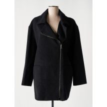 NATHALIE CHAIZE - Manteau long noir en laine vierge - Femme - Taille 38 - Modz