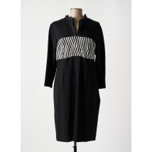 BLEU BLANC ROUGE - Robe mi-longue noir en viscose - Femme - Taille 44 - Modz