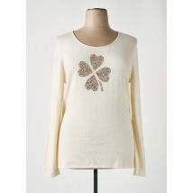 ANANKE - Pull beige en polyamide - Femme - Taille 46 - Modz
