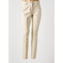 AIRFIELD - Pantalon slim beige en coton - Femme - Taille 40 - Modz