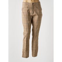 PARA MI - Pantalon slim marron en coton - Femme - Taille 44 - Modz