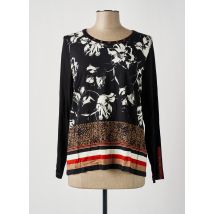 PAUSE CAFE - Top noir en viscose - Femme - Taille 44 - Modz