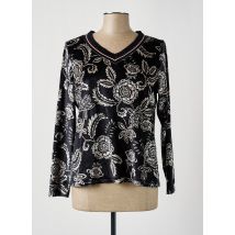PAUSE CAFE - Top noir en polyester - Femme - Taille 42 - Modz
